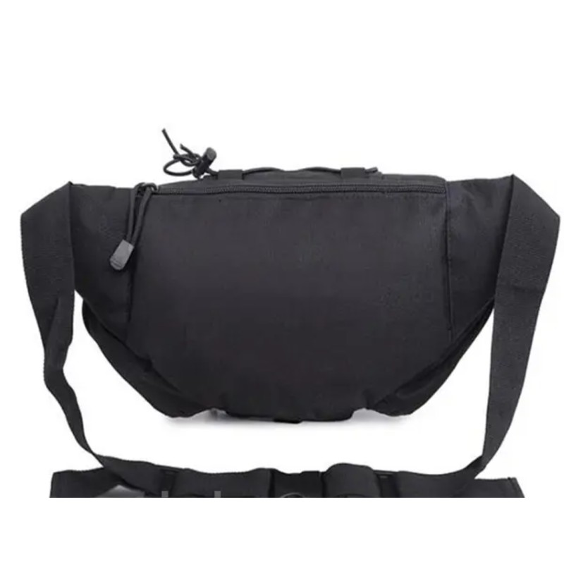 Сумка тактична поясна Military 35х17х10 см Чорний