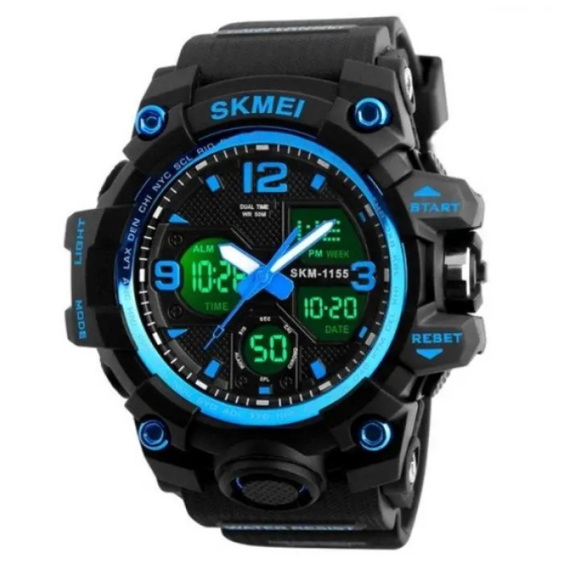 Чоловічий наручний годинник Skmei Hamlet 1155 Синій