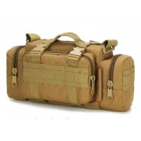 Тактична поясна сумка Military Mochilas Molle 32х17х11 см Койот Тактична поясна сумка Military Mochilas Molle 32х17х11 см Койот