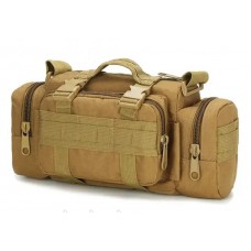 Тактична поясна сумка Military Mochilas Molle 32х17х11 см Койот