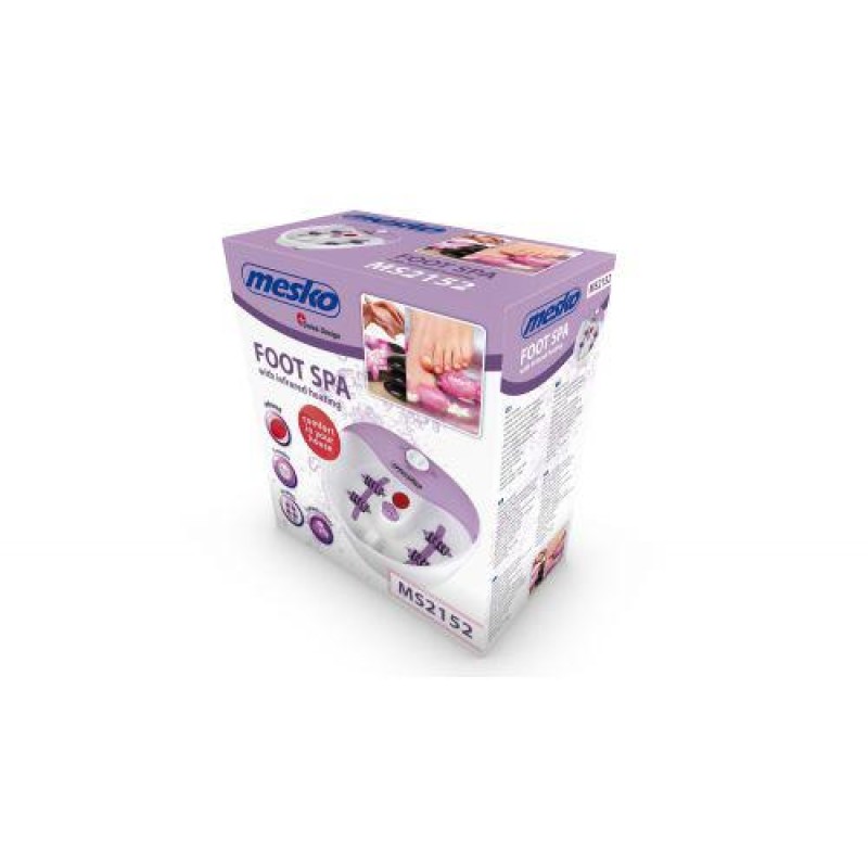 Ванночка масажер для ніг Mesko MS 2152 Бузковий