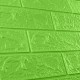 Самоклеюча декоративна 3D панель в рулоні 20м Під зелену цеглу 3D Loft 20000x700x3 мм