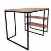 Стіл письмовий GoodsMetall із металу з полицями в стилі Лофт 1100х700х770 СП103
