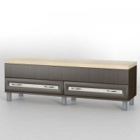 Комод приліжковий Тиса Мебель КП-101 Венге Дуб молочний 50x41x140 см Комод приліжковий Тиса Мебель КП-101 Венге Дуб молочний 50x41x140 см