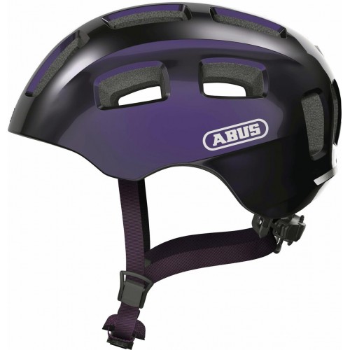 Велосипедний шолом дитячий ABUS YOUN-I 2.0 S 48–54 Black Violet в інтернет супермаркеті PbayMarket!