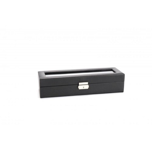 Шкатулка для зберігання годинників Craft 6PU.CRB.BL 30х20х8 cм Чорний Шкатулка для зберігання годинників Craft 6PU.CRB.BL 30х20х8 cм Чорний