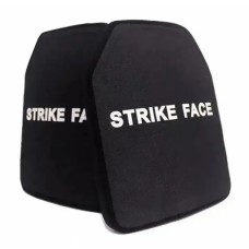 Бронеплити для плитоноски No Brand Strike face 6 клас NIJ IV 2.8 кг 2 шт Чорний (1631050184)