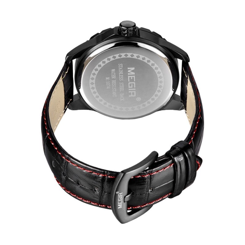 Годинник Megir MG1074 Black Red (ML1074G-BK-1N8)