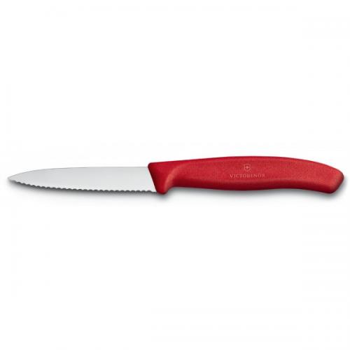 Кухонний ніж Victorinox SwissClassic для нарізки 80 мм Червоний серрейтор (6.7631) Кухонний ніж Victorinox SwissClassic для нарізки 80 мм Червоний серрейтор (6.7631)