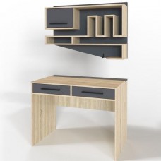 Комп'ютерний стіл Тиса Мебель Тіса Стиль-3 Сонома Графіт 750x600x1000 мм