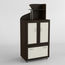 Комод із надбудовою Тиса Мебель К-181р Венге Дуб молочний 183x47x80 см