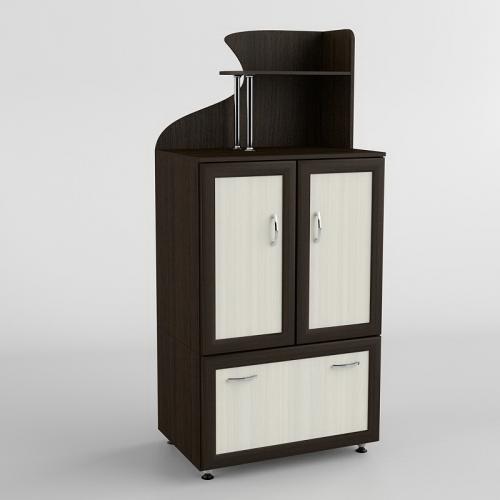 Комод із надбудовою Тиса Мебель К-181р Венге Дуб молочний 183x47x80 см