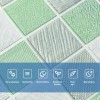 Панель стінова 3D 700х770х4мм мозаїка зелена (D) Sticker Wall SW-00002010
