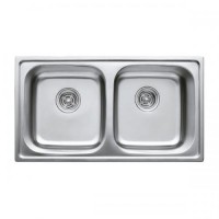 Мийка кухонна Haiba 78x43 см Double (HB0567)