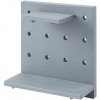 Підвісна панель полиця-органайзер на стіну зі змінними гачками Skadis 22 х 22 х 2 см Сірий (hub_6fi4gp) в інтернет супермаркеті PbayMarket!
