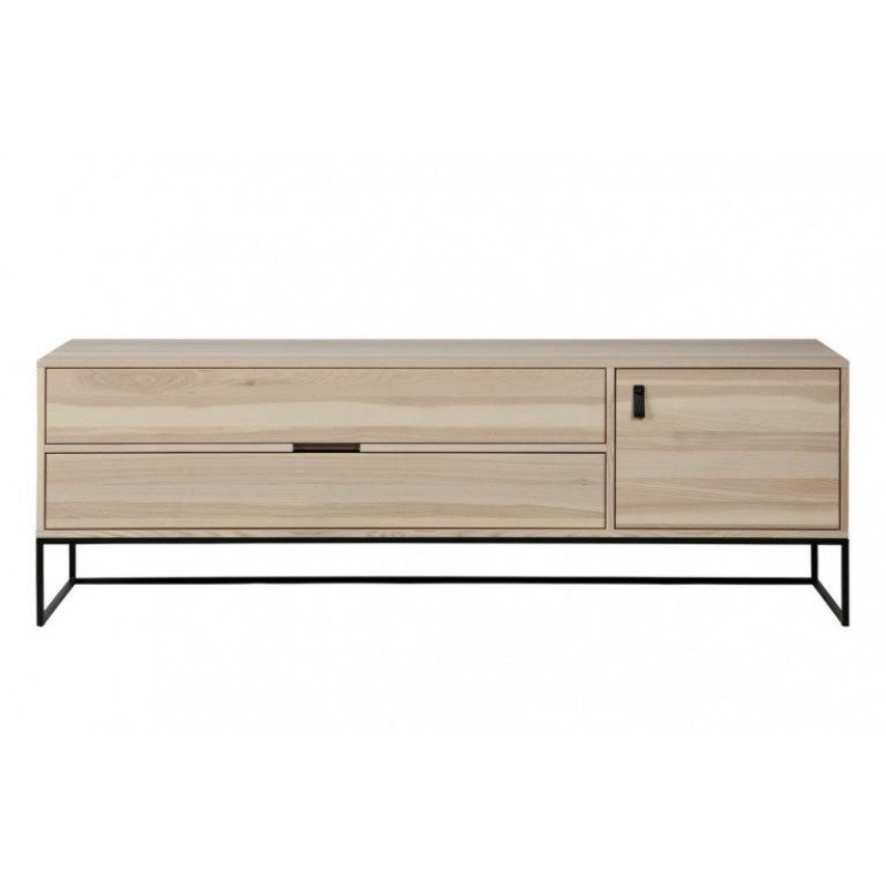 Тумба підставка для TV у стилі Loft NS-2146 630x1560x400 мм Черный