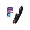 Смарт вібратор-кролик із подвійним відростком Satisfyer Double Flex Black в інтернет супермаркеті PbayMarket!