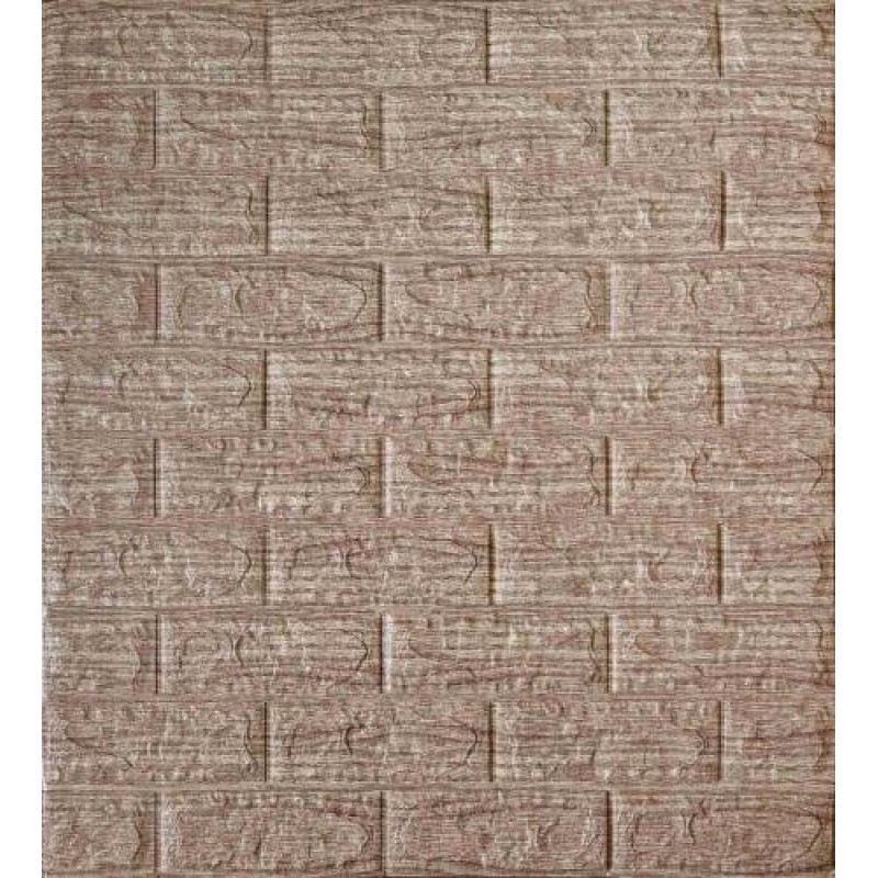 Самоклеюча декоративна 3D панель Loft-Expert сіра смужка 700x770x5 мм