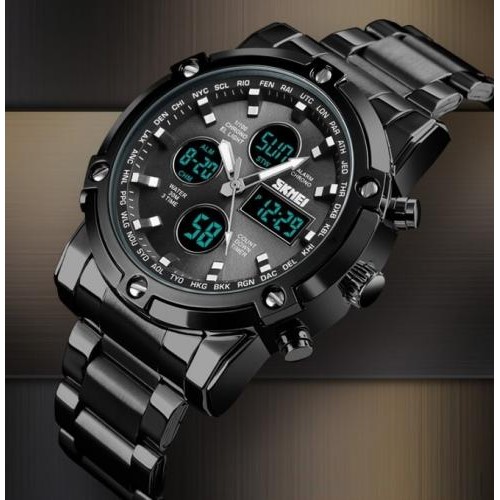 Наручний годинник чоловічий Skmei Molot Limited AllBlack Чорний (2191) Наручний годинник чоловічий Skmei Molot Limited AllBlack Чорний (2191)