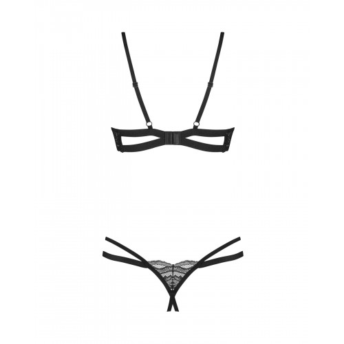 Комплект Obsessive Nutris 2-pcs crotchless set XS/S