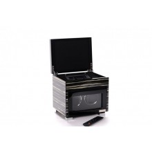 Скринька Salvadore для підзаводу 2 годинників R12411 2x2 Grey