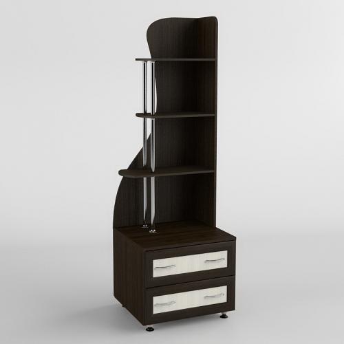 Комод із надбудовою Тиса Мебель К-162р Венге Дуб молочний 183x47x60 см Комод із надбудовою Тиса Мебель К-162р Венге Дуб молочний 183x47x60 см