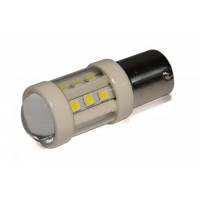 Світлодіодна лампа StarLight T25 18 діодів SMD 12-24V 6.5W WHITE прозора лінза