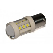 Світлодіодна лампа StarLight T25 18 діодів SMD 12-24V 6.5W WHITE прозора лінза