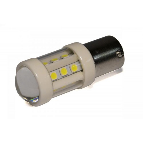 Світлодіодна лампа StarLight T25 18 діодів SMD 12-24V 6.5W WHITE прозора лінза в інтернет супермаркеті PbayMarket!