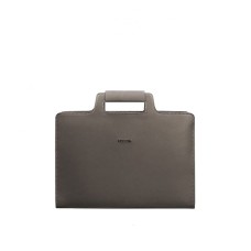 Жіноча шкіряна сумка для ноутбука та документів BlankNote 15 Brown-Beige (BN-BAG-36-beige)