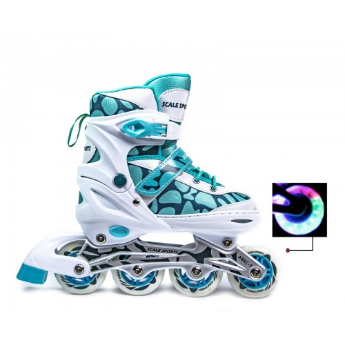 Ролики Scale Sports розмір 29-33 Mint-white (LF 601B) Ролики Scale Sports розмір 29-33 Mint-white (LF 601B)