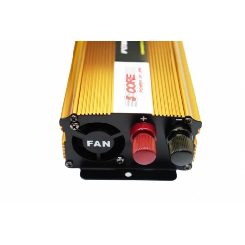 Перетворювач напруги інвертор 5 Core 2000W DC/AC 12V-220V Gold (3_02492)