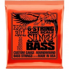 Струни для бас-гітари Ernie Ball 2838 Long Scale Slinky Bass Nickel Wound 32/130