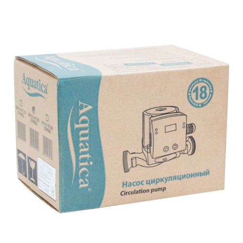 Насос циркуляційний з термодатчиком 65Вт Hmax 4м Qmax 63л/хв Ø1½