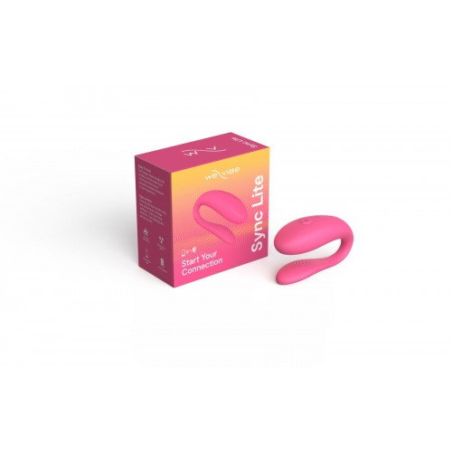 Смарт-вібратор для пар We-Vibe Sync Lite Pink, 10 віброрежимів, можна поєднувати з проникним сексом в інтернет супермаркеті PbayMarket!