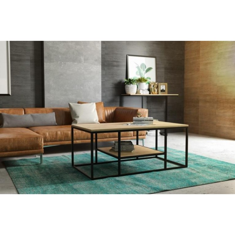 Кавовий журнальний столик у стилі Loft NS-504 530x1200x640 мм Черный