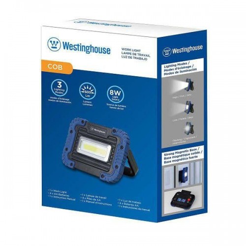 Ліхтар міні-прожектор Westinghouse 8W COB LED WF56 + 4 x AA LR6 в комплекті