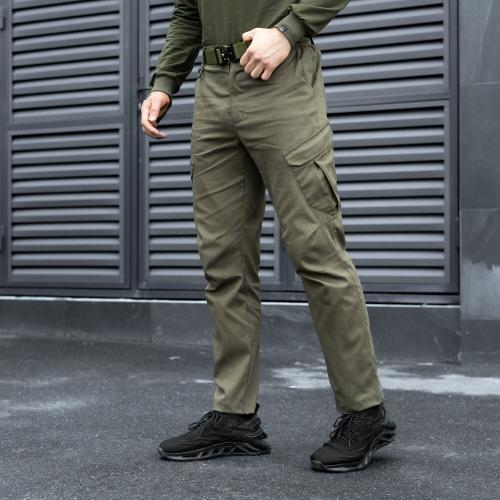 Штани чоловічі тактичні Pobedov Tactical V2 231478 XL Хакі (00000005118)