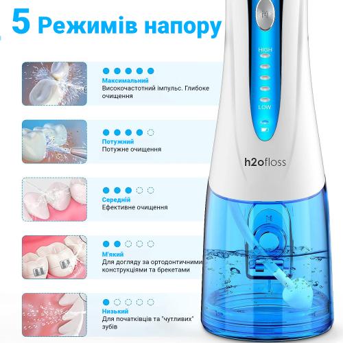 Іригатор H2ofloss HF-9Р White Іригатор H2ofloss HF-9Р White