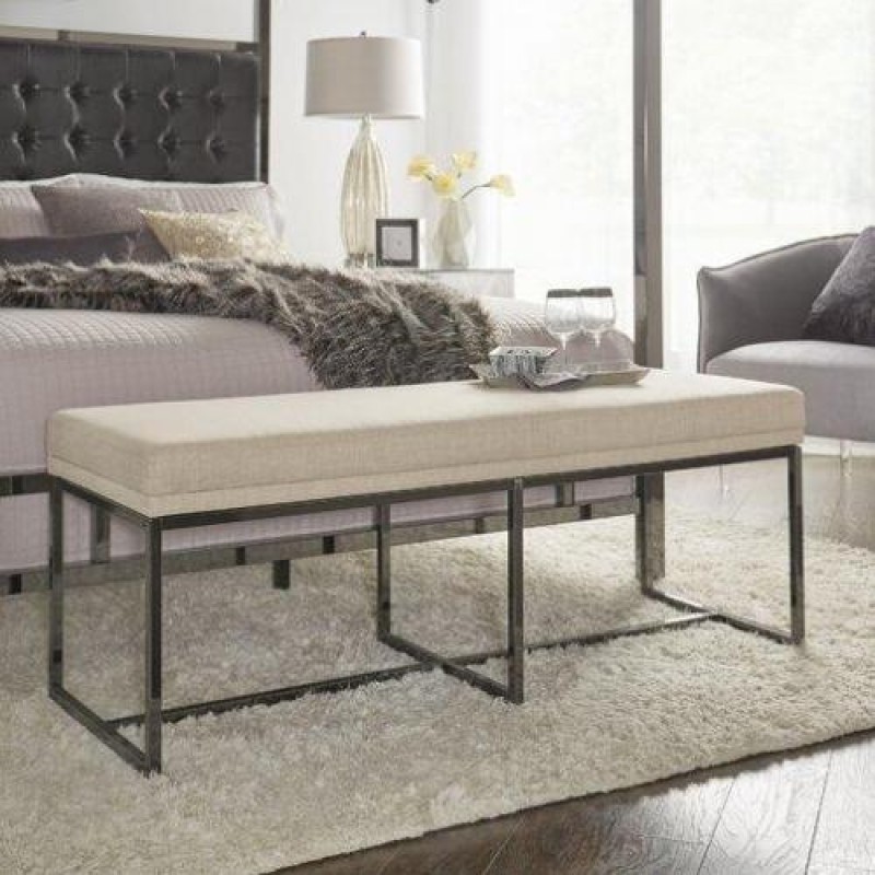 Обідня лава-пуф у стилі Loft NS-1092 580x1400x400 мм Черный