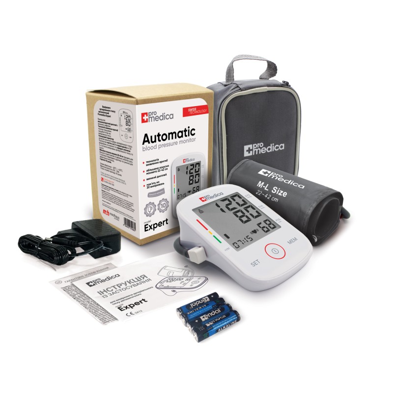 Автоматичний електронний тонометр ProMedica Expert CO002377