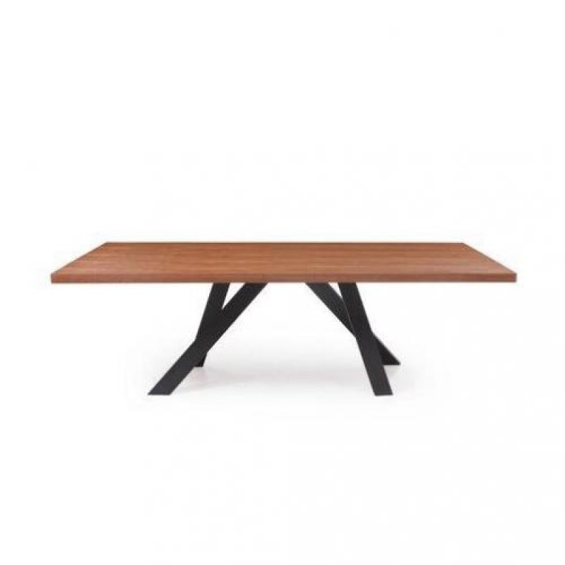 Обідній стіл у стилі Loft NS-1227 820x2000x800 мм Черный