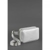 Жіноча поясна шкіряна сумка BlankNote Dropbag Mini Сіра (bn-bag-6-shadow)