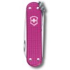 Ніж-брелок Victorinox Classic SD Alox Colors Flamingo Party 58 мм, 5 функцій, Рожевий (0.6221.251G)