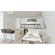 Наклейка вінілова на стіл Zatarga «Екстрім» 650х1200 мм Z180776/1st