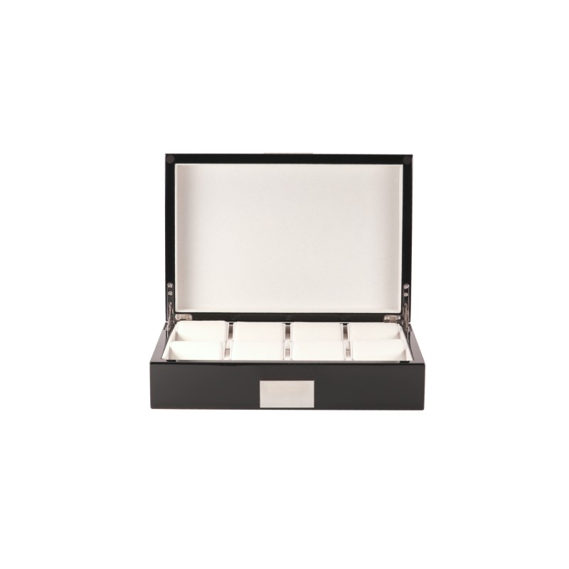 Скринька для зберігання годинників Salvadore WB/2022/8.BL 30х21х8,5 см Чорно-молочний