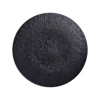 Тарілка сервірувальна YIWU 25 см Чорний (HP-7-727)