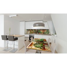 Наклейка вінілова на стіл Zatarga «Горщики з Квітами» 650х1200 мм Z180578/1st