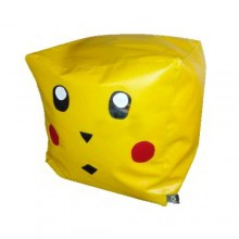 Безкаркасний пуф Tia-Sport Покемон 40х40х40 см жовтий (sm-0013)