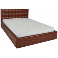 Ліжко двоспальне Richman Chester New Comfort 180 х 190 см Мадрас Whisky Коричневий